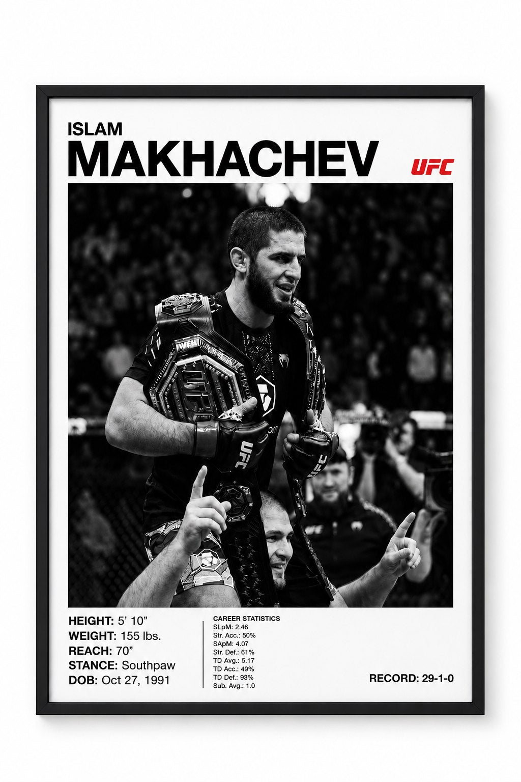 Poster islam makhachev